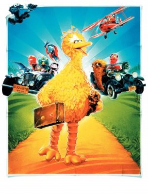 Sesame Street Presents: Follow that Bird movie poster (1985) wooden framed poster