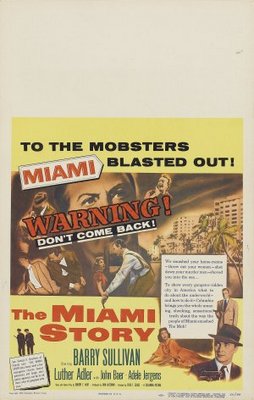 The Miami Story movie poster (1954) hoodie