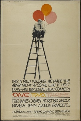One, Two, Three movie poster (1961) Stickers MOV_047874d9