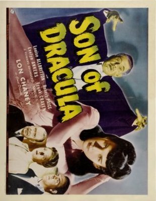 Son of Dracula movie poster (1943) metal framed poster