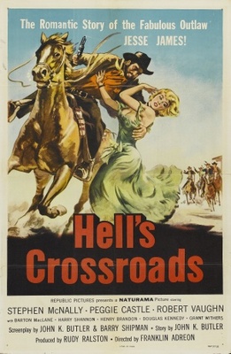 Hell's Crossroads movie poster (1957) tote bag