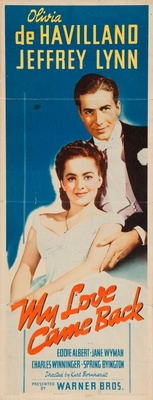 My Love Came Back movie poster (1940) Poster MOV_04a319fa