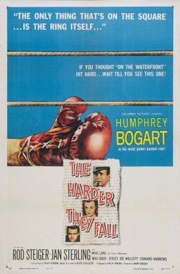 The Harder They Fall movie poster (1956) poster