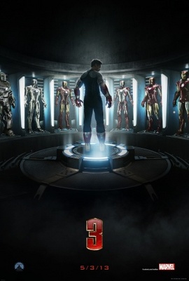 Iron Man 3 movie poster (2013) wooden framed poster