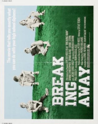 Breaking Away movie poster (1979) wood print