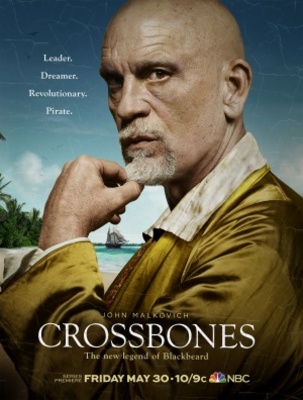 Crossbones movie poster (2014) canvas poster