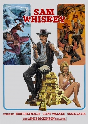 Sam Whiskey movie poster (1969) metal framed poster