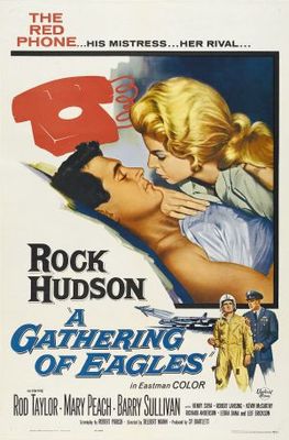 A Gathering of Eagles movie poster (1963) metal framed poster