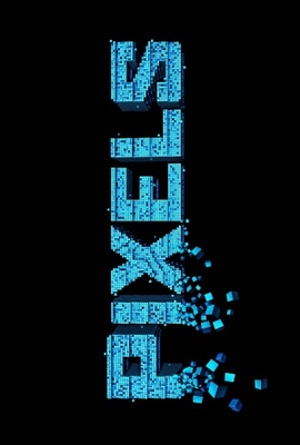Pixels movie poster (2015) metal framed poster