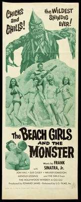 The Beach Girls and the Monster movie poster (1965) Longsleeve T-shirt