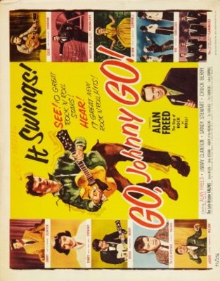 Go, Johnny, Go! movie poster (1959) metal framed poster