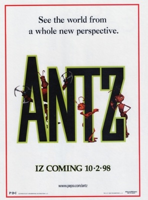 Antz movie poster (1998) wood print