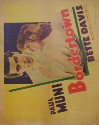 Bordertown movie poster (1935) wooden framed poster