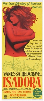 Isadora movie poster (1968) tote bag #MOV_059343c8