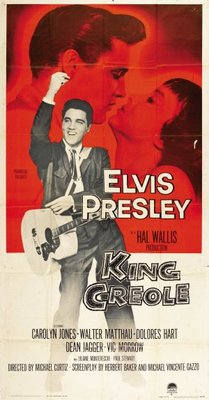 King Creole movie poster (1958) metal framed poster