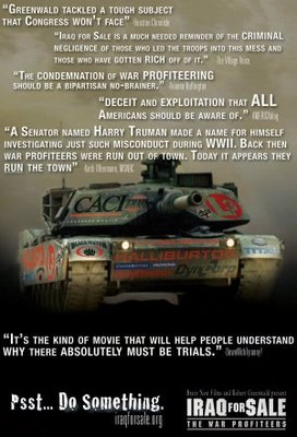 Iraq for Sale: The War Profiteers movie poster (2006) wood print