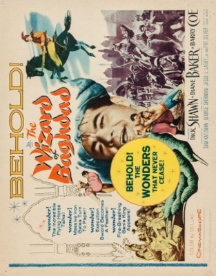 The Wizard of Baghdad movie poster (1960) wooden framed poster