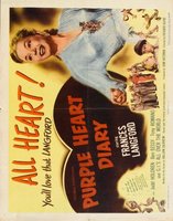 Purple Heart Diary movie poster (1951) Longsleeve T-shirt #704812