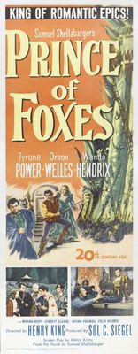 Prince of Foxes movie poster (1949) poster with hanger