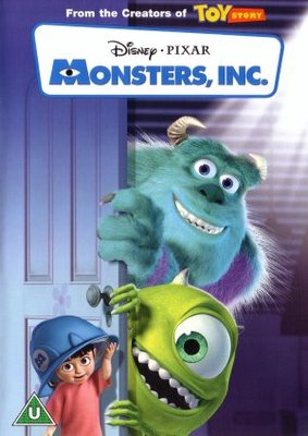 Monsters Inc movie poster (2001) Stickers MOV_05c26244