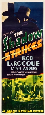 The Shadow Strikes movie poster (1937) metal framed poster