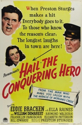 Hail the Conquering Hero movie poster (1944) poster