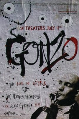 Gonzo: The Life and Work of Dr. Hunter S. Thompson movie poster (2008) Stickers MOV_05eaaac7