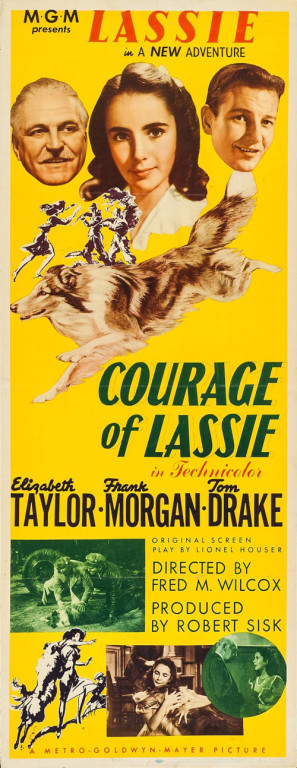 Courage of Lassie movie poster (1946) mouse pad