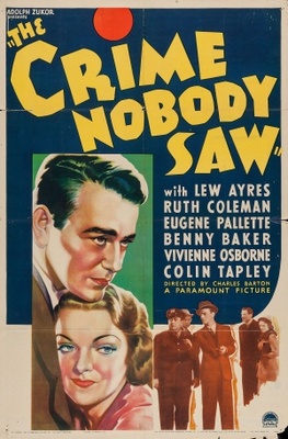 The Crime Nobody Saw movie poster (1937) Poster MOV_06103d07