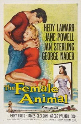 The Female Animal movie poster (1958) metal framed poster