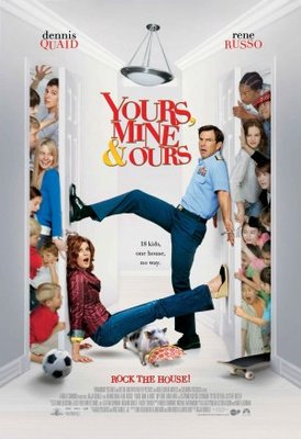 Yours Mine And Ours movie poster (2005) poster with hanger