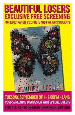 Beautiful Losers movie poster (2008) wood print