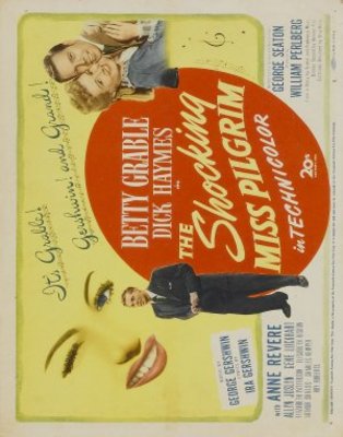 The Shocking Miss Pilgrim movie poster (1947) metal framed poster