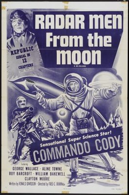 Radar Men from the Moon movie poster (1952) wooden framed poster