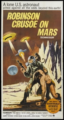 Robinson Crusoe on Mars movie poster (1964) canvas poster