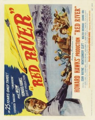 Red River movie poster (1948) canvas poster