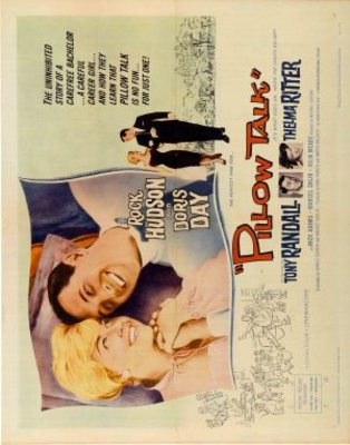 Pillow Talk movie poster (1959) wood print