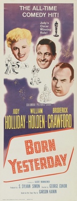 Born Yesterday movie poster (1950) wood print
