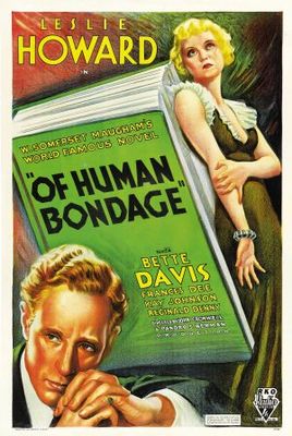 Of Human Bondage movie poster (1934) metal framed poster