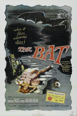 The Bat movie poster (1959) metal framed poster