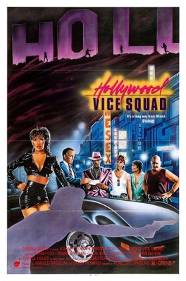 Hollywood Vice Squad movie poster (1986) poster with hanger