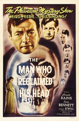 The Man Who Reclaimed His Head movie poster (1934) metal framed poster