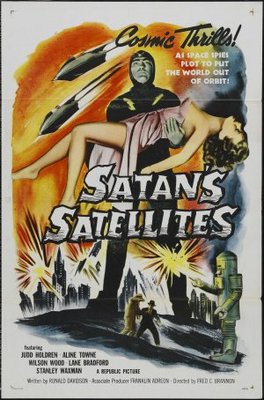 Satan's Satellites movie poster (1958) metal framed poster