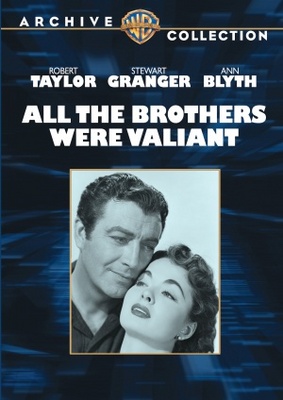 All the Brothers Were Valiant movie poster (1953) pillow