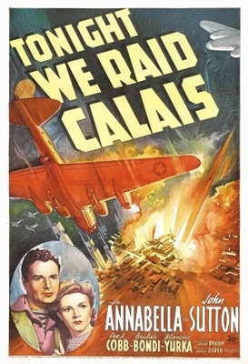 Tonight We Raid Calais movie poster (1943) poster with hanger
