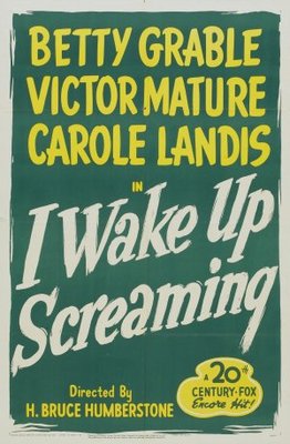 I Wake Up Screaming movie poster (1941) poster