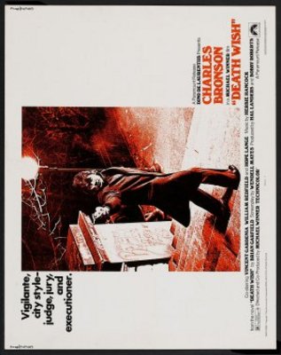 Death Wish movie poster (1974) wooden framed poster