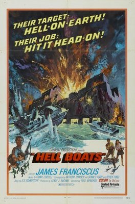 Hell Boats movie poster (1970) pillow