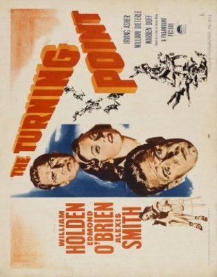 The Turning Point movie poster (1952) metal framed poster