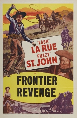 Frontier Revenge movie poster (1948) wood print